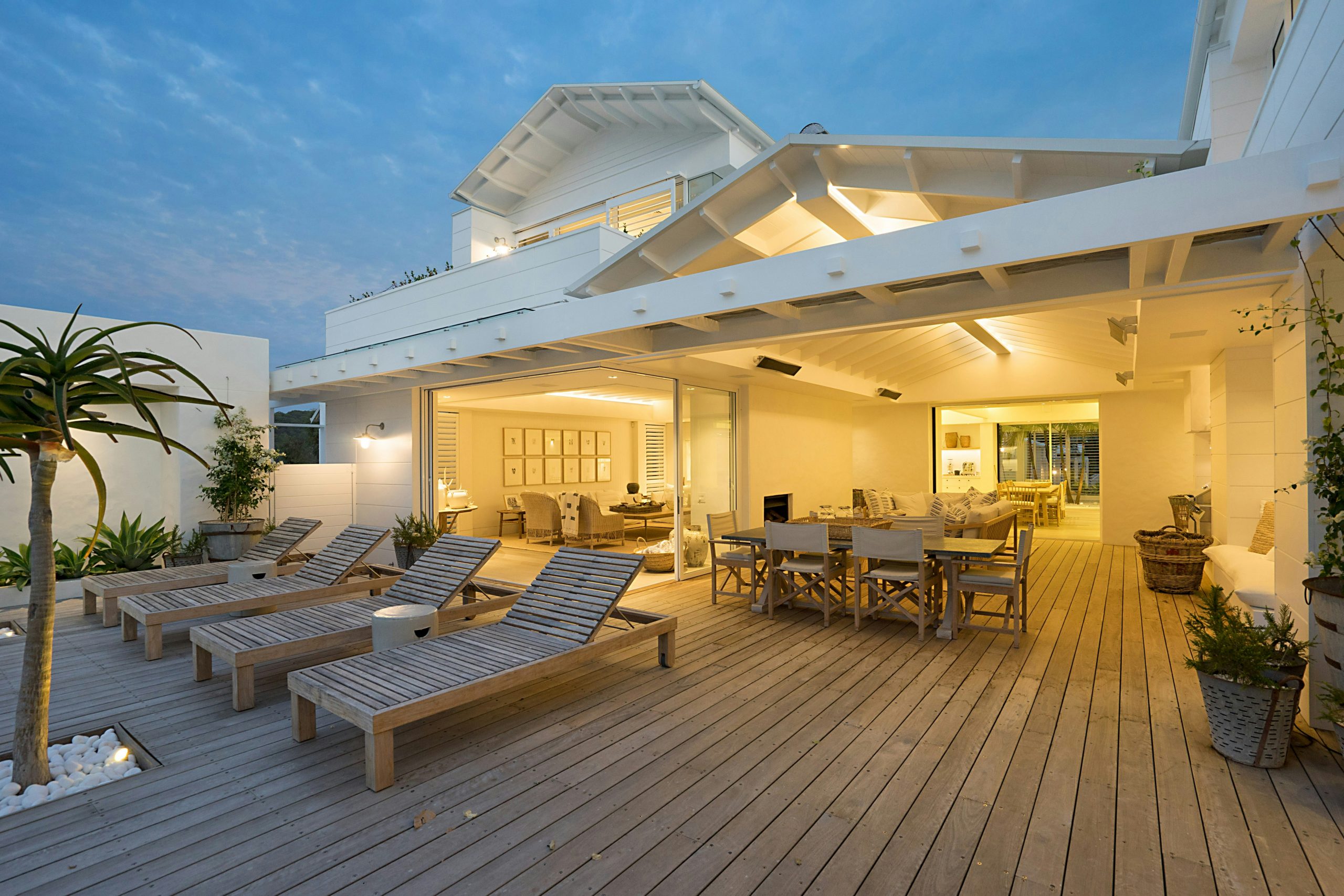 wood deck indoor outdoor living